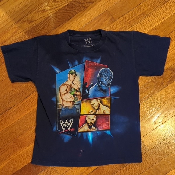 WWE Kids Navy Blue Superstar T-Shirt - Picture 1 of 4